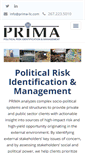 Mobile Screenshot of prima-llc.com